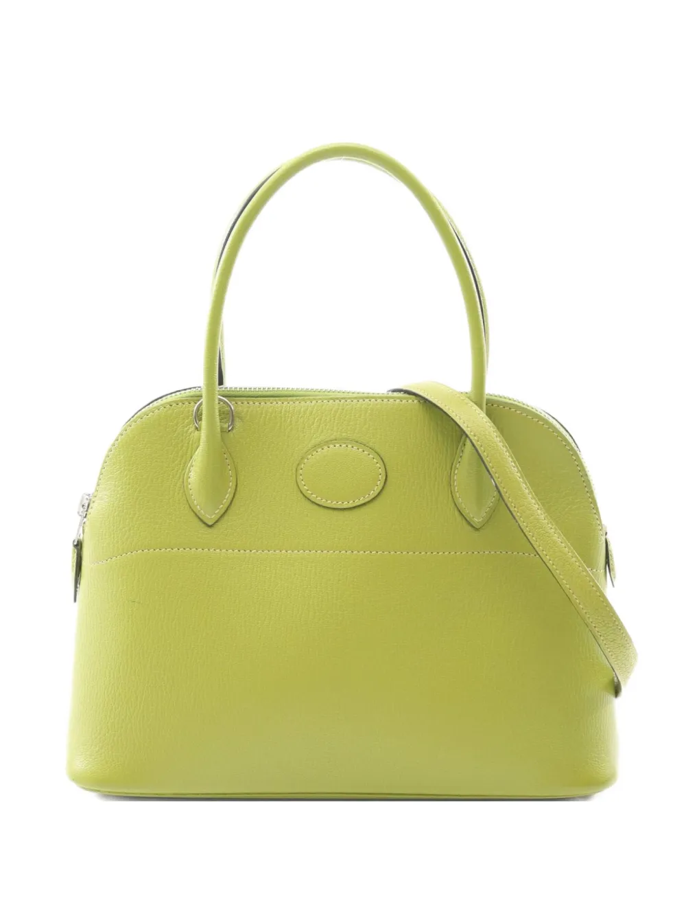 Pre-owned Hermes 2005 Bolide 27 Handbag In Yellow
