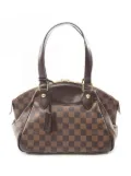 Louis Vuitton Pre-Owned 2011 Verona PM damier-ebene shoulder bag - Brown