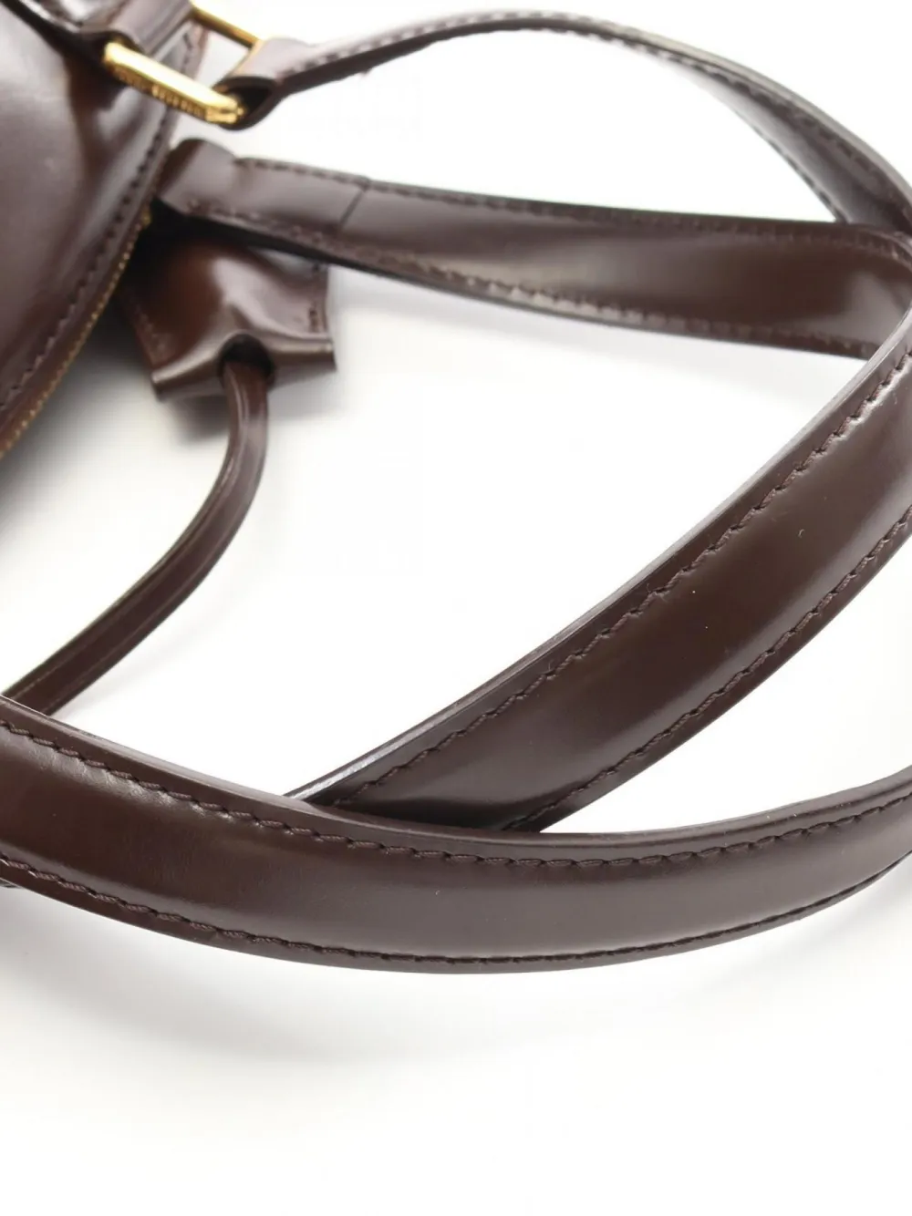 Pre-owned Louis Vuitton 2011 Verona Pm Damier-ebene Shoulder Bag In Brown