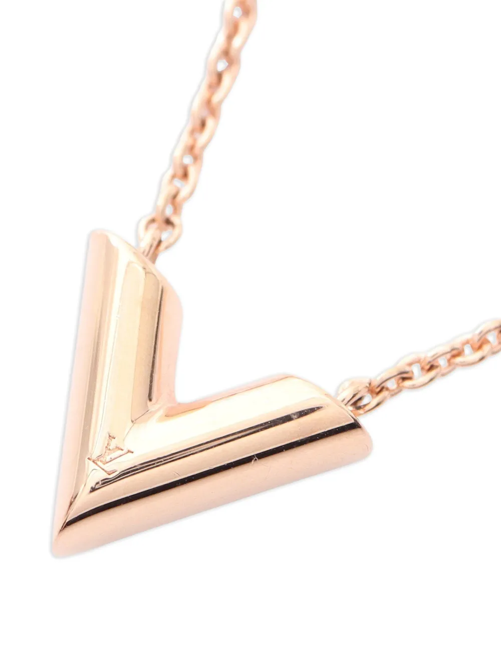 Louis Vuitton Pre-Owned 2020 essential V necklace | Image 2