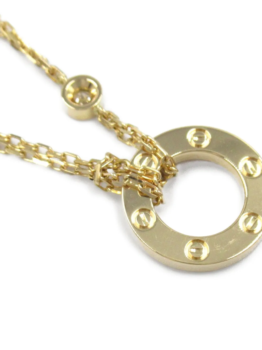 Cartier 18K yellow gold  Love Circle diamond  necklace | Image 2