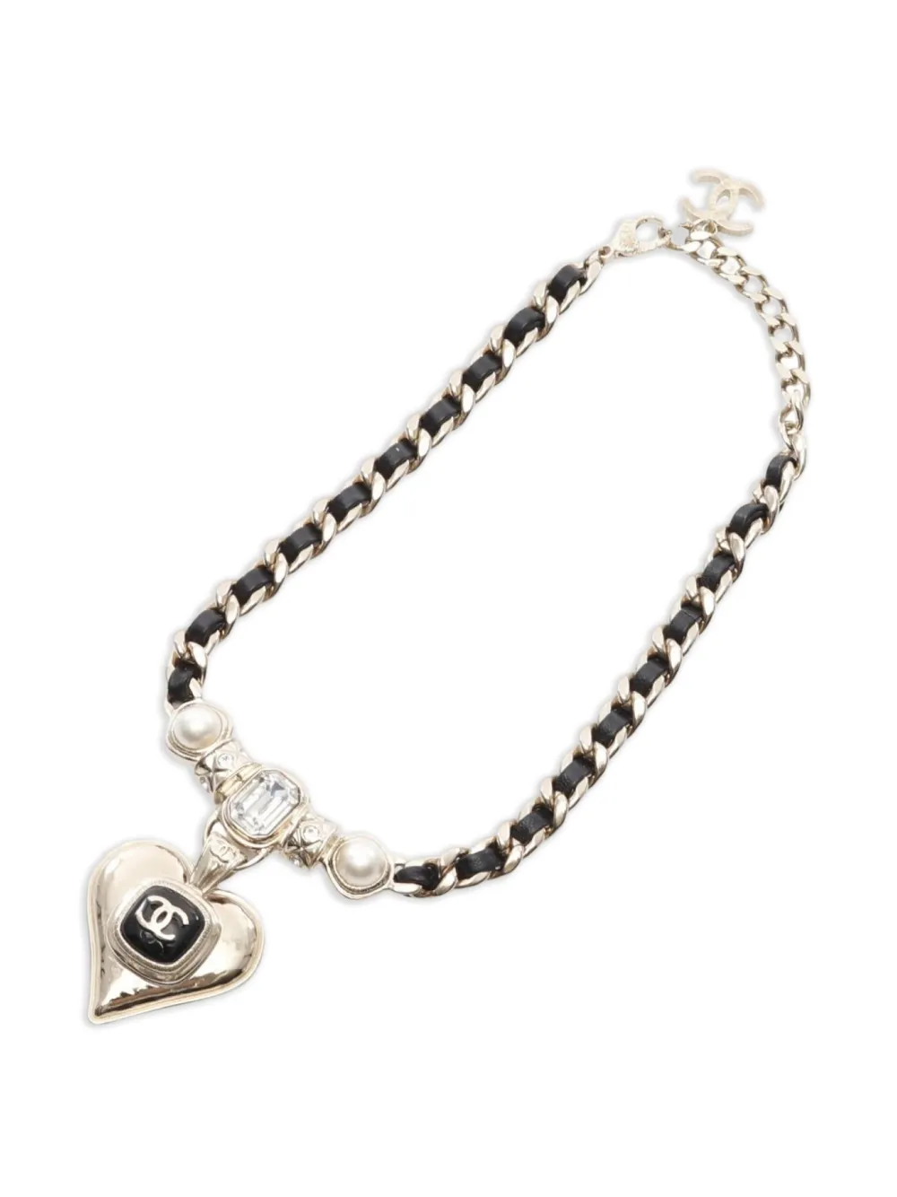 CHANEL Pre-Owned 1986-1988 ココマーク ペンダント ネックレス - ゴールドトーン CHANEL Pre-Owned 1986-1988 ココマーク ペンダント ネックレス - ゴールドトーン