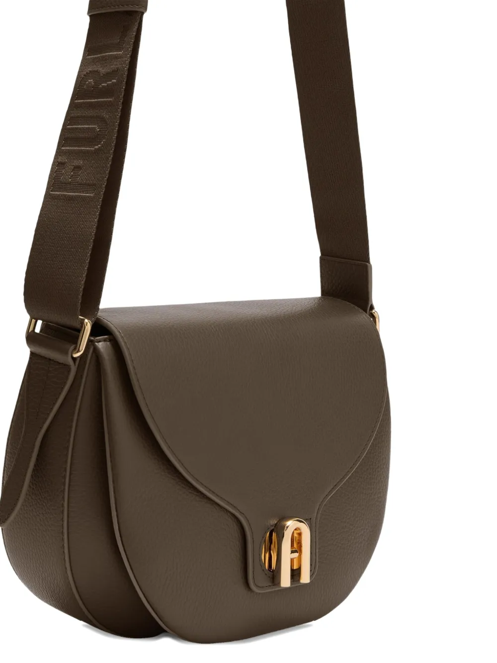 Furla Lotus Cross Body Bag In Brown