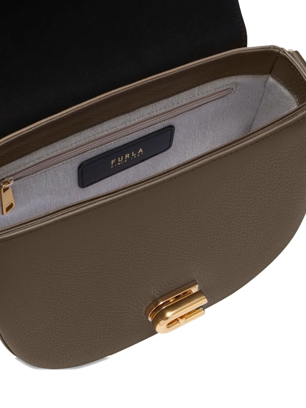 Furla Lotus Cross Body Bag In Brown