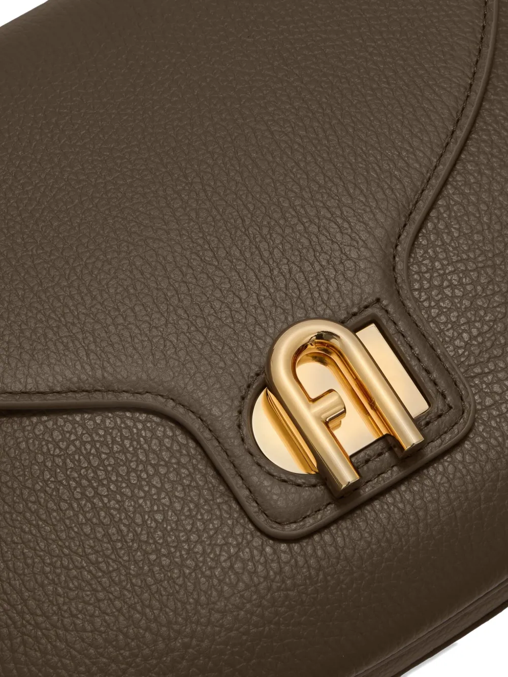 Furla Lotus Cross Body Bag In Brown