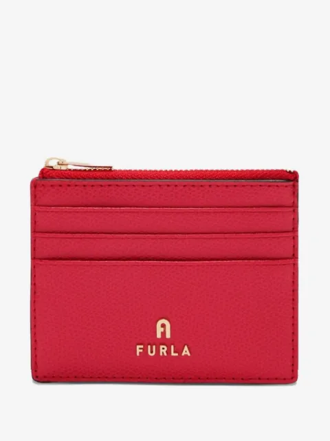 Furla Porta-cartões Camelia pequeno com zíper