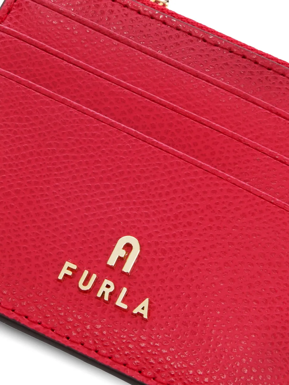 Furla Kleine Camelia pasjeshouder met rits Rood