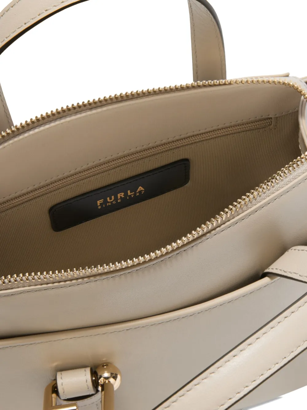 Furla Small Nuvola Boston Tote Bag In Gray