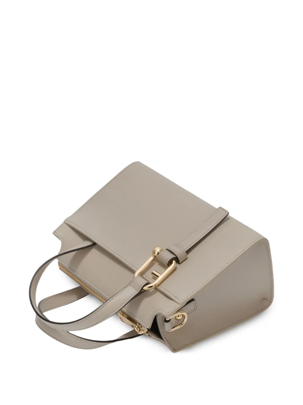 Furla Small Nuvola Boston Tote Bag In Gray