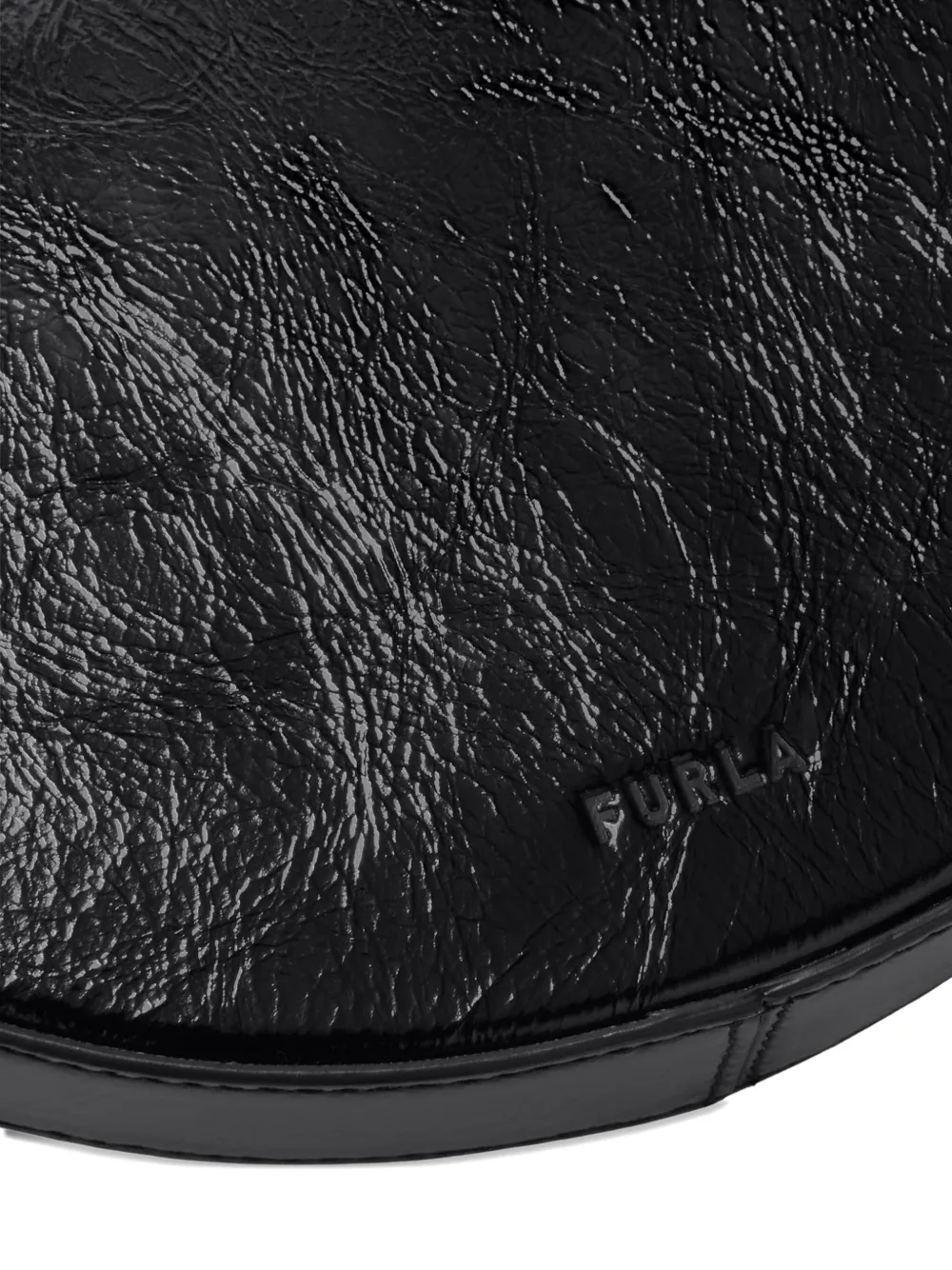 Furla Mini Delizia Shoulder Bag In Black