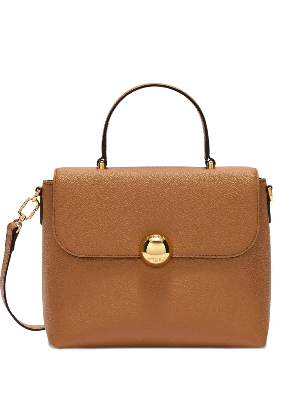 Furla Top-handle Dome Satchel In Brown
