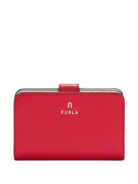 Furla Camelia leather flap wallet
