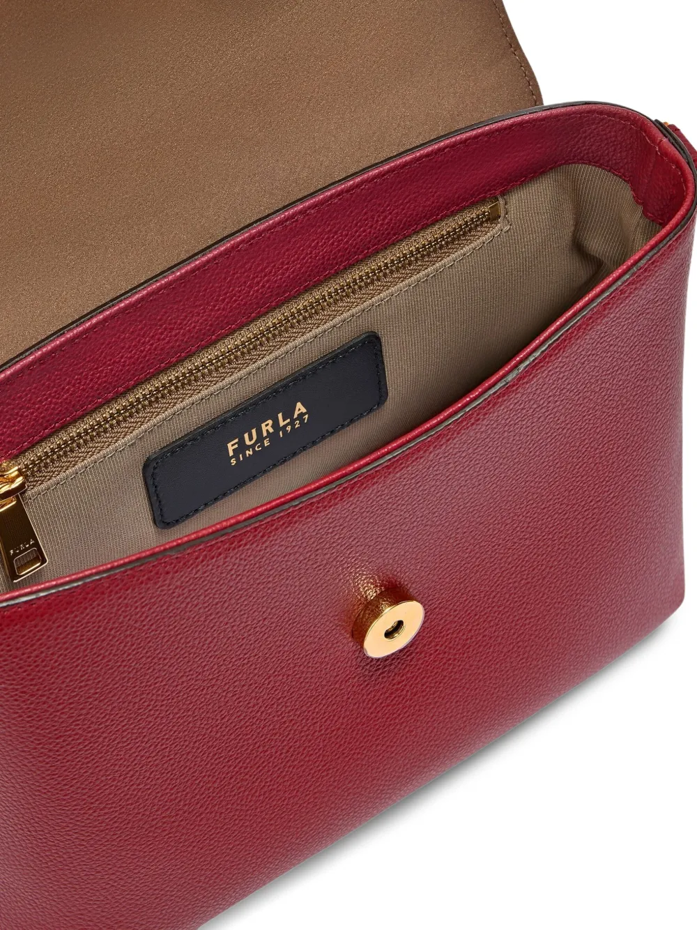 Furla Small Sfera Cross Body Bag In Red
