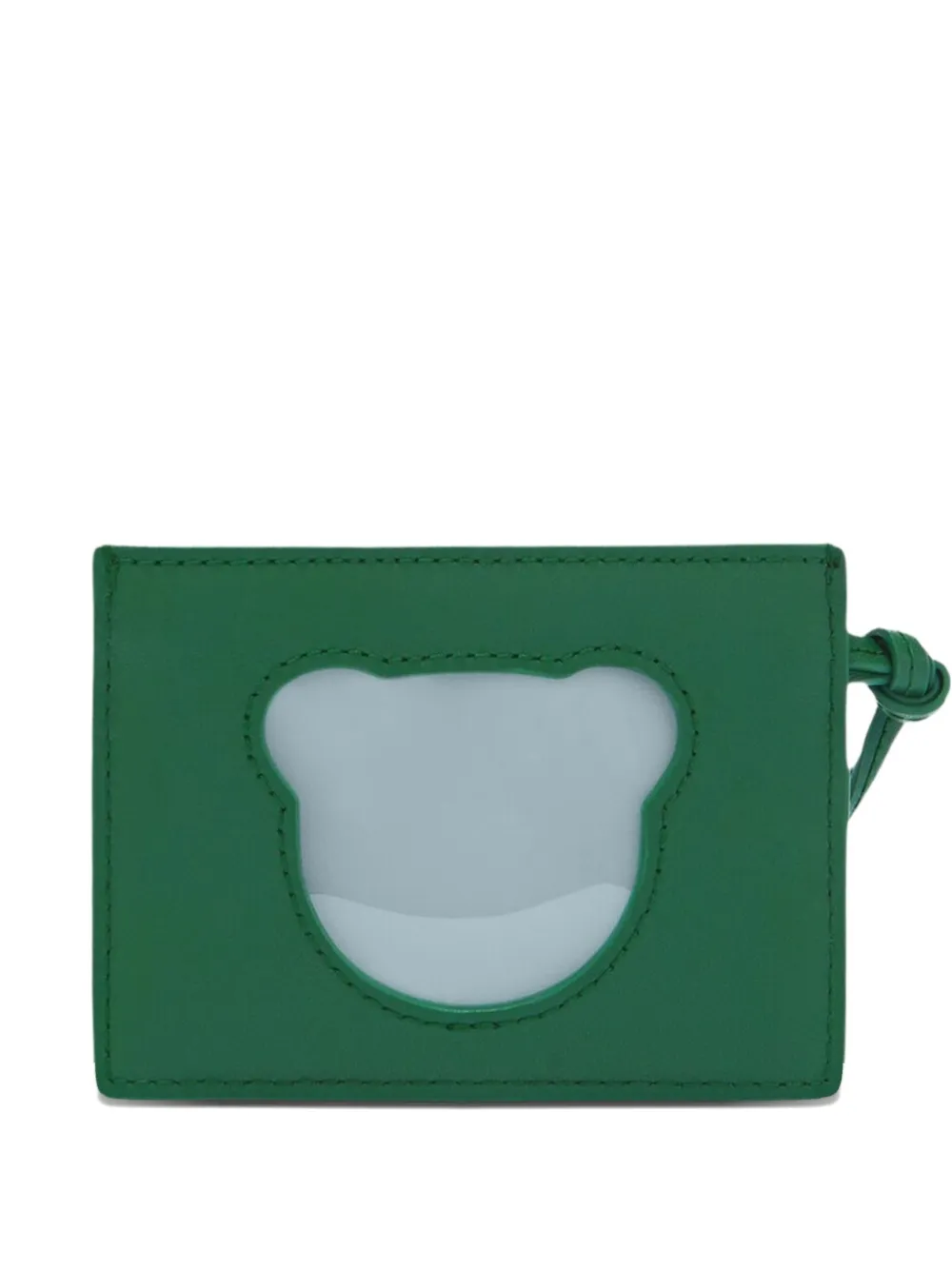 Furla bear-cutout card holder | Green | Image 1