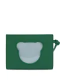 Furla bear-cutout card holder - Green