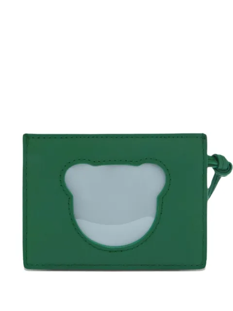 Furla bear-cutout card holder