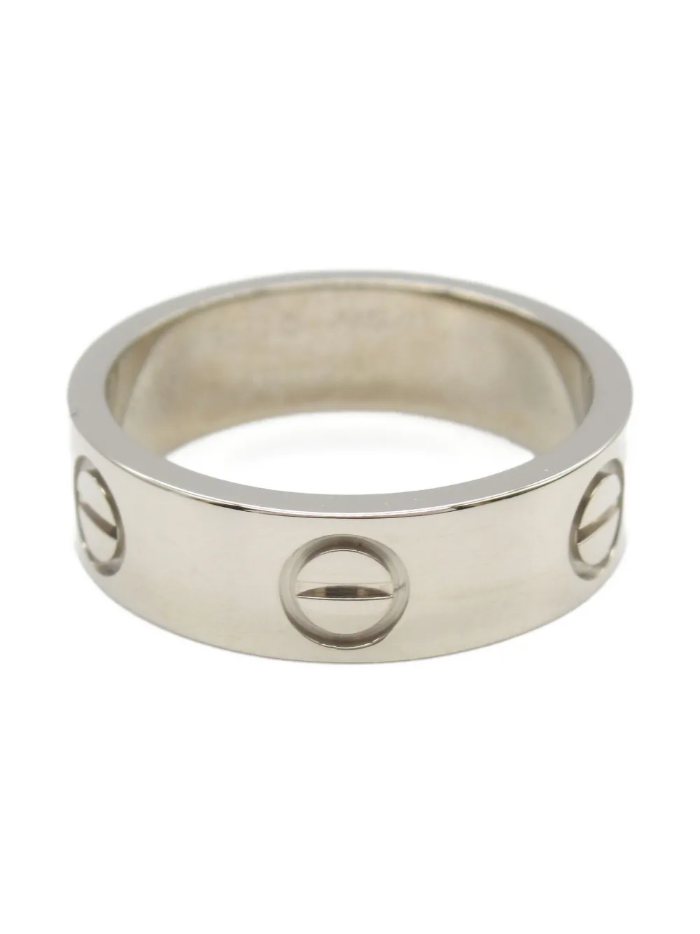Cartier 2010s 18K white gold Love ring - シルバートーン Cartier 2010s 18K white gold Love ring - シルバートーン