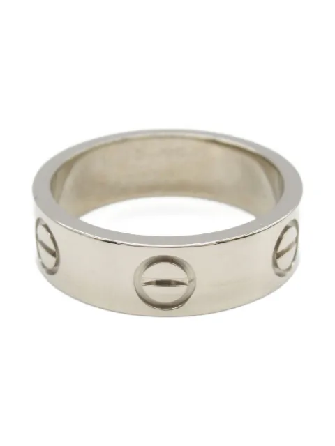 Cartier 2010s 18K white gold Love ring 