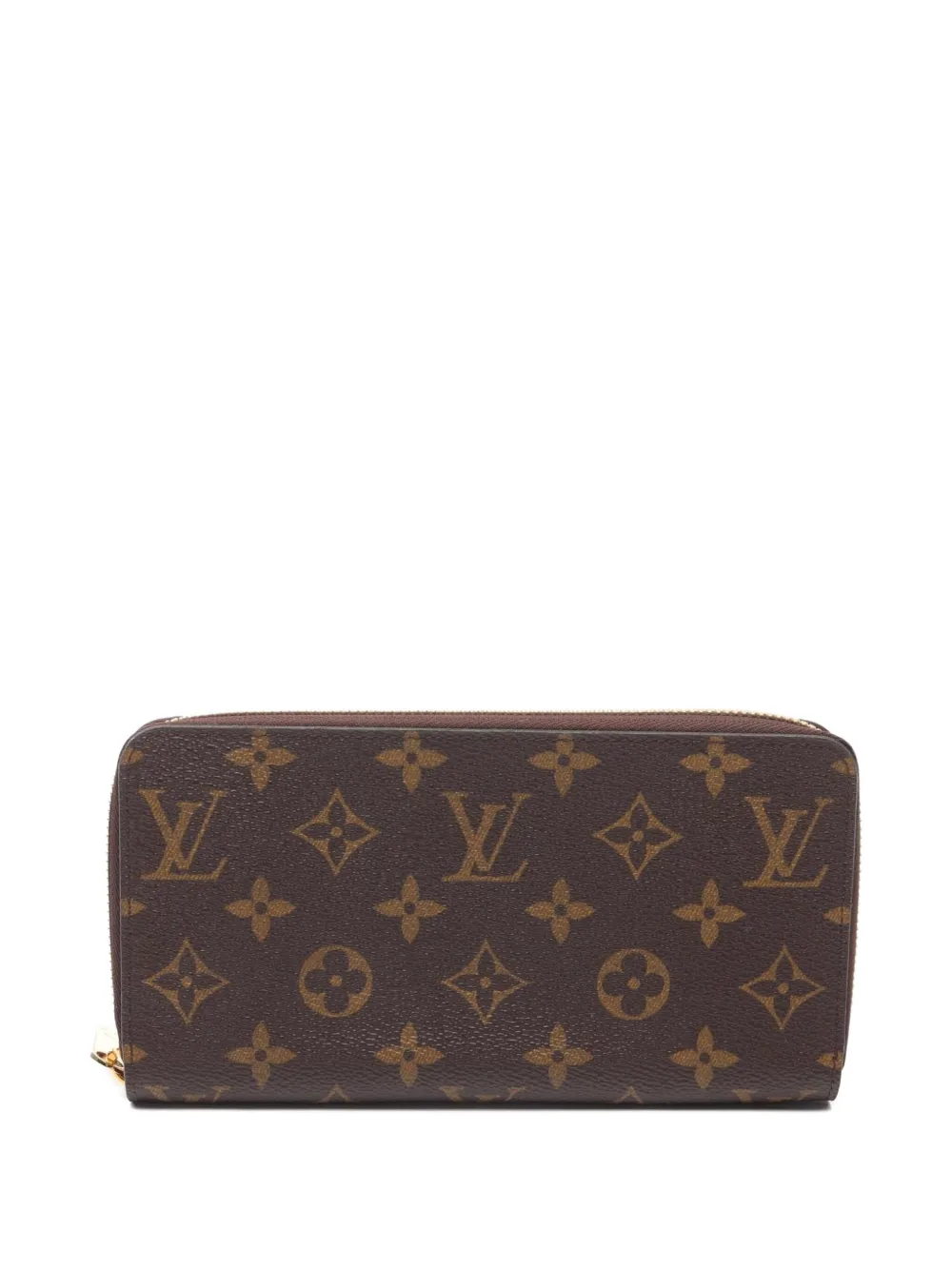 Louis Vuitton Pre-Owned rund plånbok med dragkedja från 2016 | brun | Image 1
