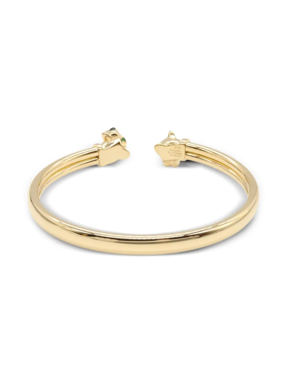 Cartier 2010s 18K rose gold Panther tsavorite and onyx bangle bracelet | Women | Image 2