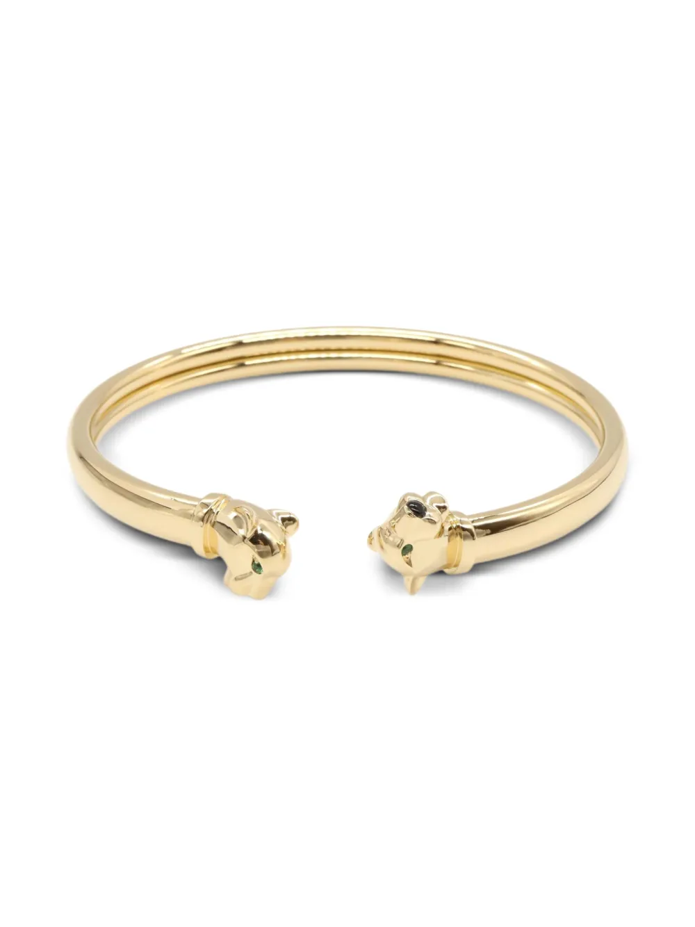 Cartier 2010s 18K rose gold Panther tsavorite and onyx bangle bracelet | Pink | Image 1