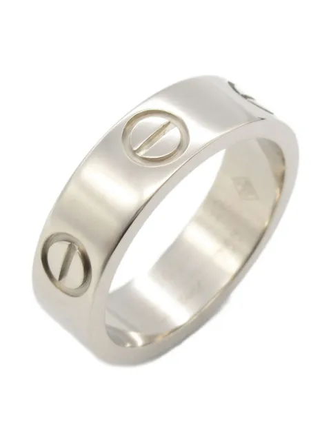 Cartier 18K white gold Love ring