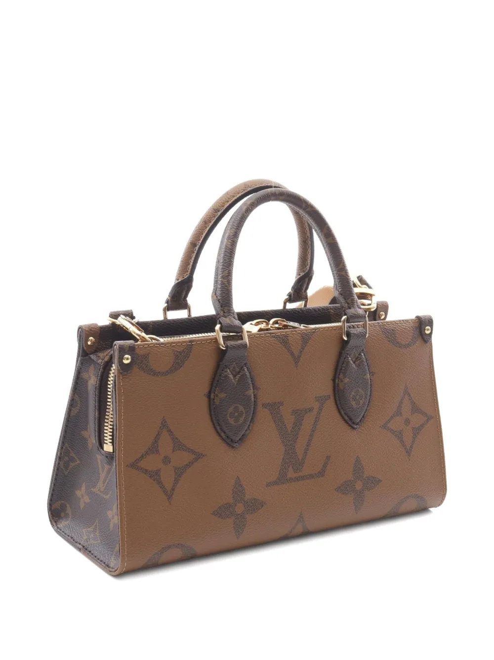 Pre-owned Louis Vuitton 2021 On-the-go Handbag In Brown