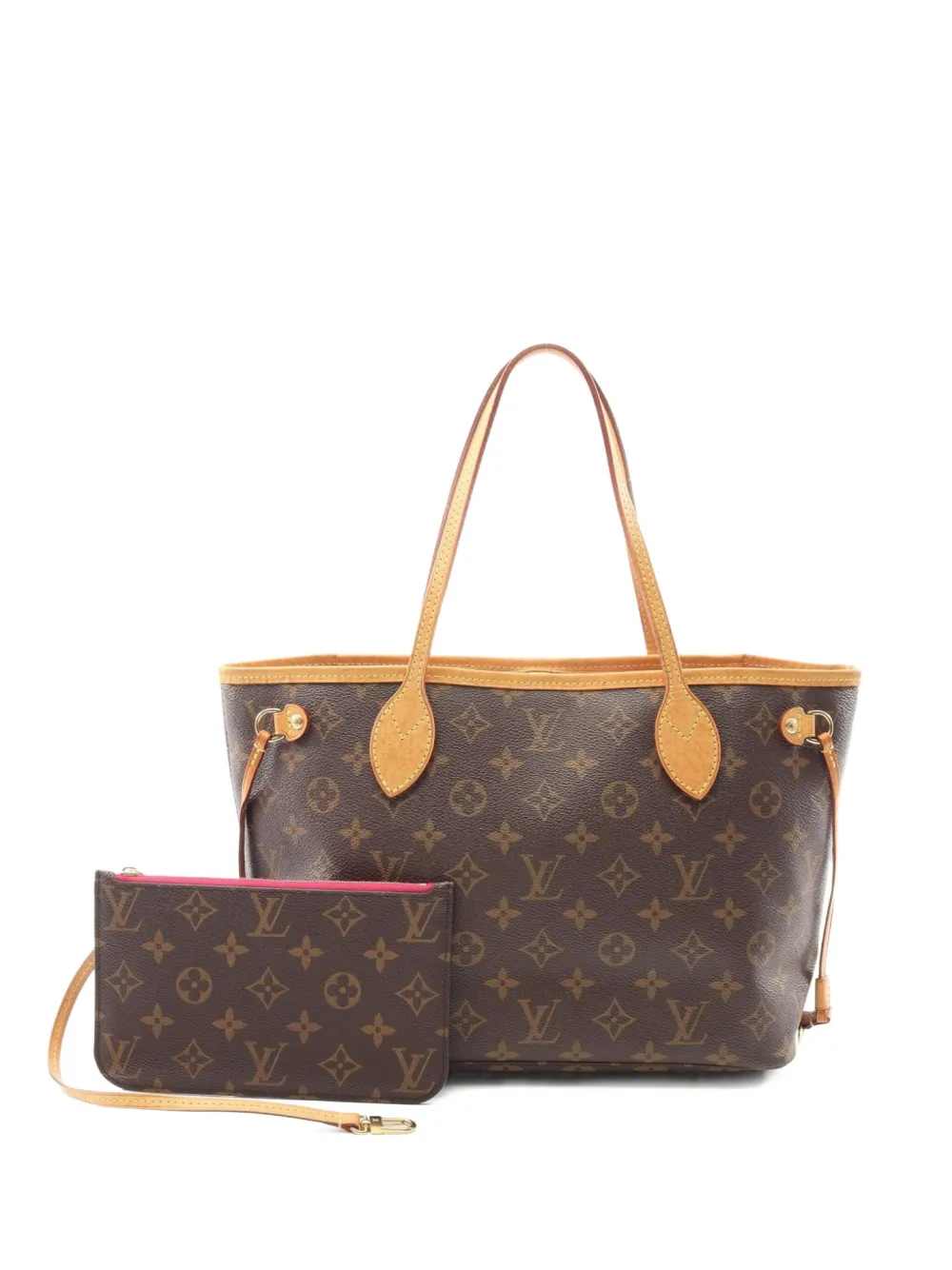 Louis Vuitton Pre-Owned 2015 Neverfull PM handbag - ブラウン Louis Vuitton Pre-Owned 2015 Neverfull PM handbag - ブラウン