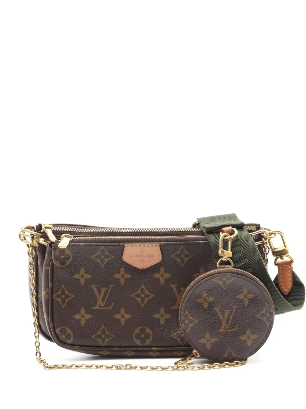 Louis Vuitton Pre-Owned 2020 マルチ ポシェット アクセソワール ショルダーバッグ - ブラウン Louis Vuitton Pre-Owned 2020 マルチ ポシェット アクセソワール ショルダーバッグ - ブラウン