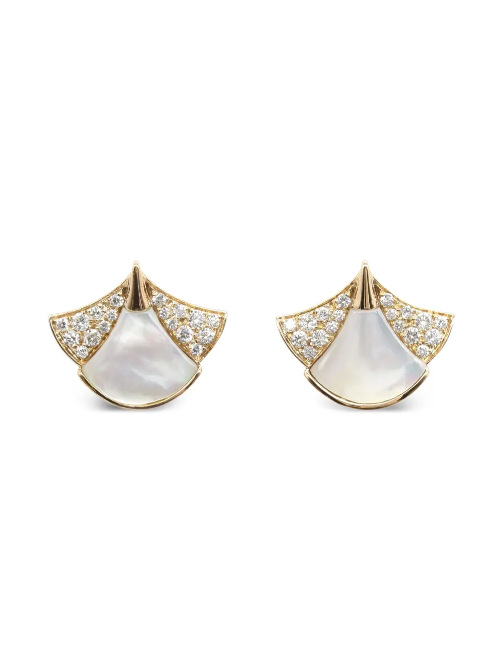Bvlgari Pre-Owned 2010s 18K rose gold Diva Dream diamond earrings | Gold | Image 1