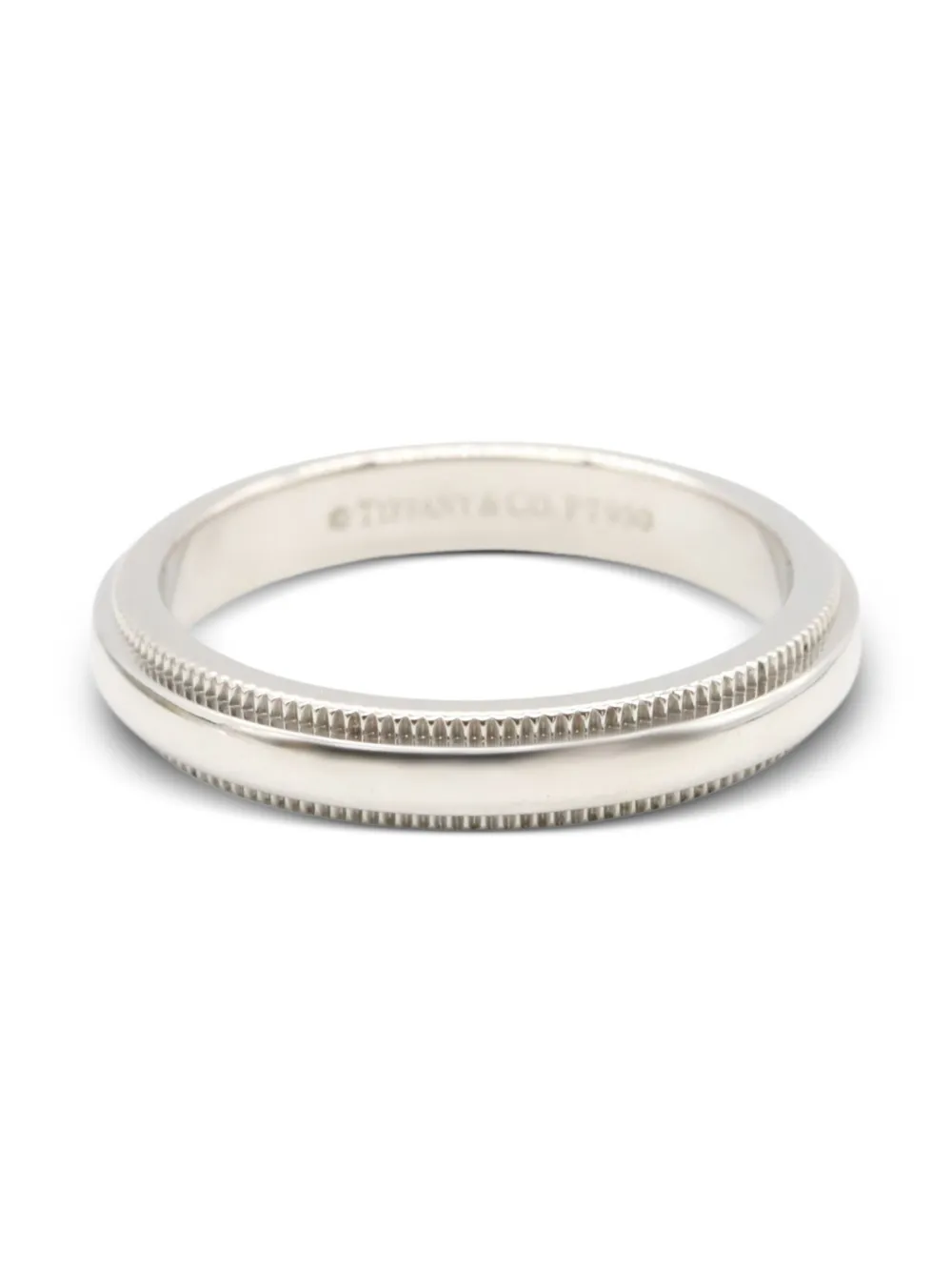 Tiffany & Co. Pre-Owned 2010s platinum Milgrain ring | Silver | Image 1
