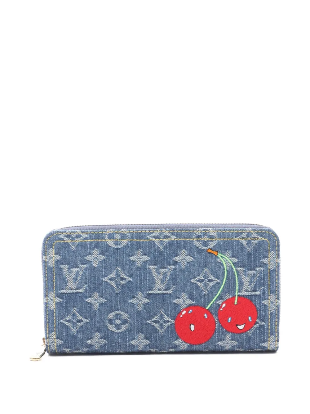 Louis Vuitton Pre-Owned 2021 × Takashi Murakami Zippy wallet | Blue | Image 1