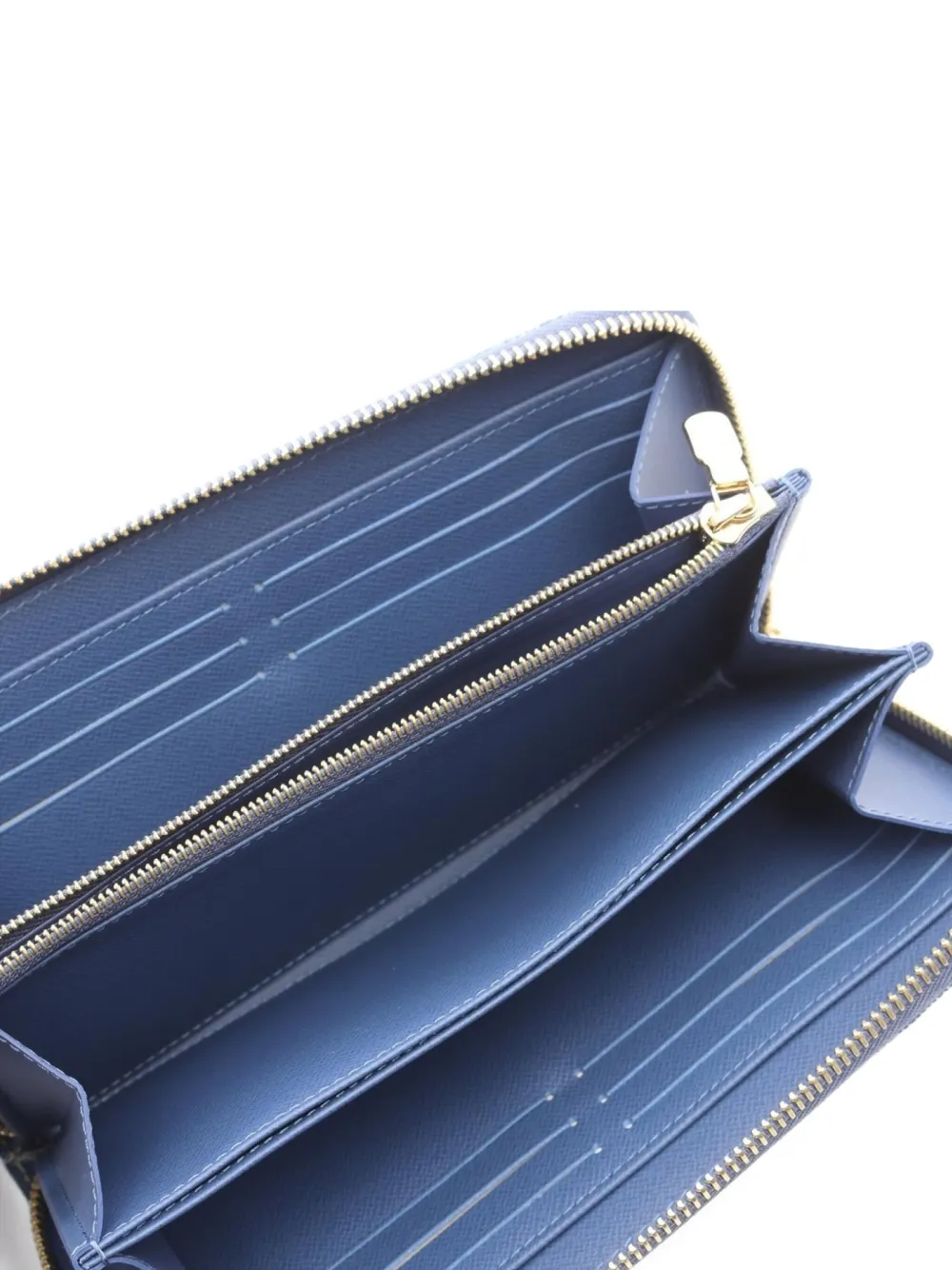 Pre-owned Louis Vuitton 2021 × Takashi Murakami Zippy Wallet In Blue