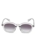Céline Pre-Owned 2000s round-frame sunglasses - White
