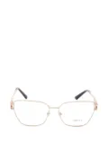 Versace Pre-Owned 2010s cat-eye frame glasses - GOLD, BLACK