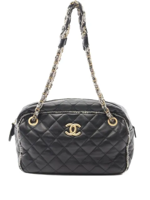 CHANEL Pre-Owned 2010-2011 quilted lambskin chain bag