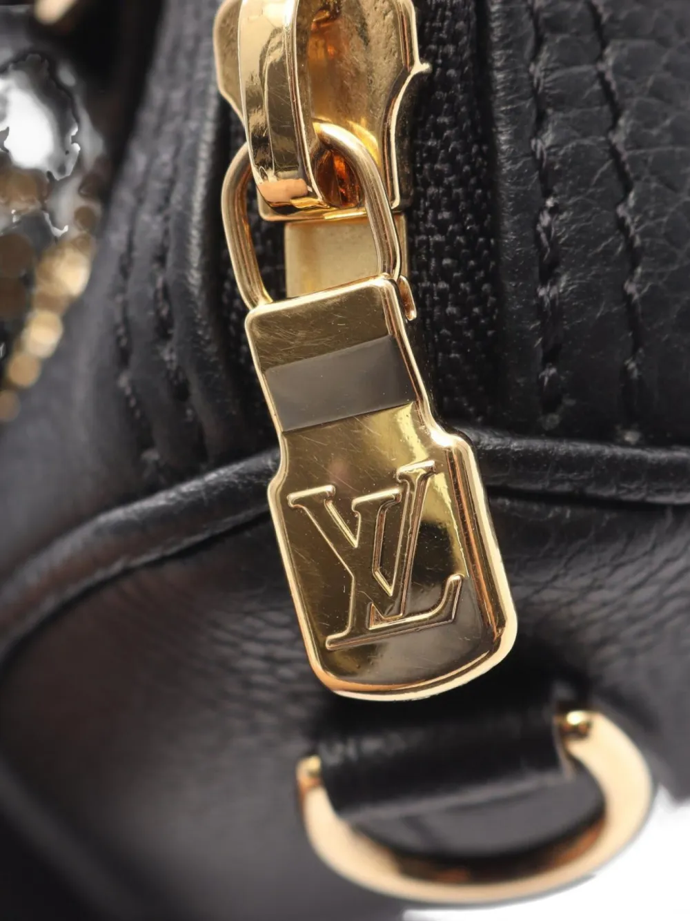 Pre-owned Louis Vuitton 2021 Nano Speedy Handbag In Black