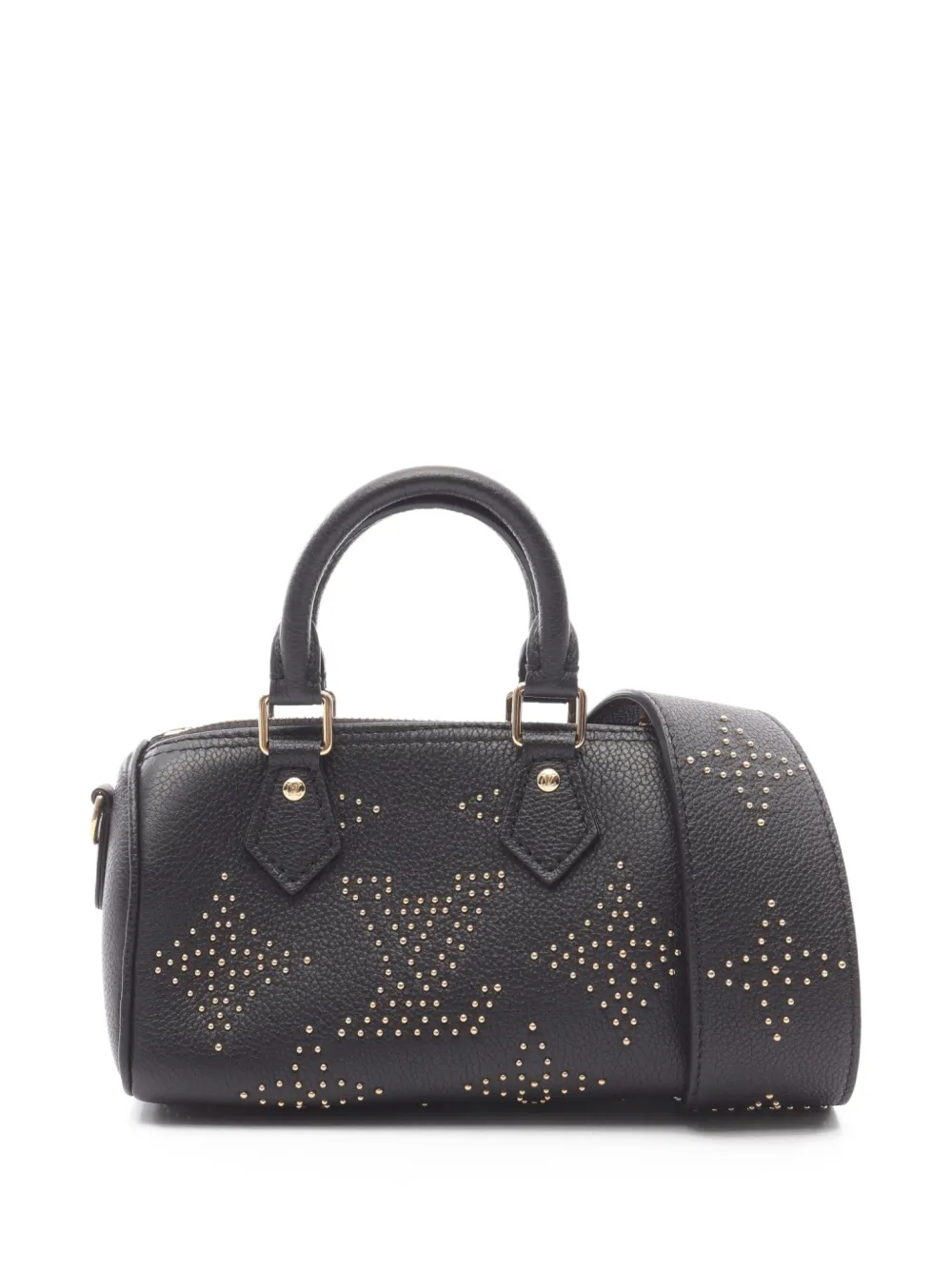 Louis Vuitton Pre-Owned 2021 スピーディ ハンドバッグ ナノ - ブラック Louis Vuitton Pre-Owned 2021 スピーディ ハンドバッグ ナノ - ブラック
