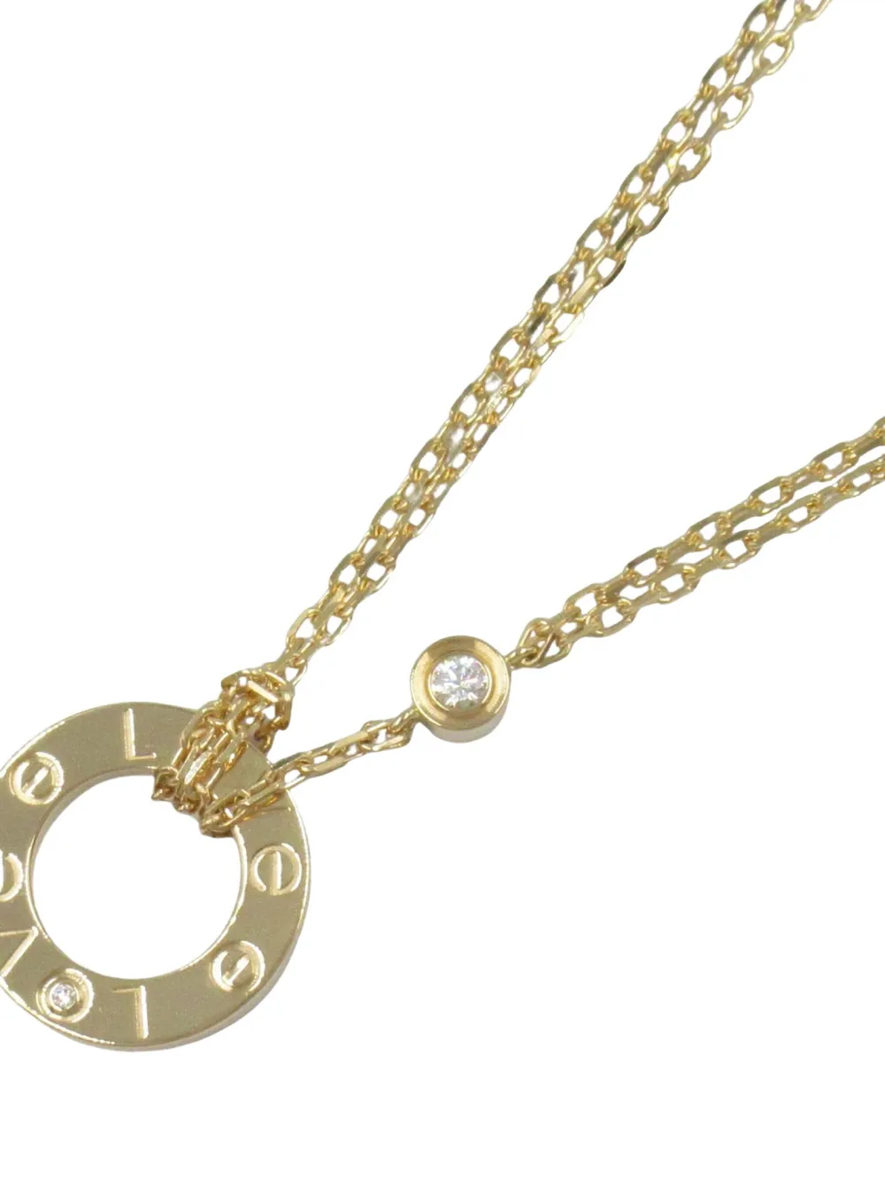 Cartier 18kt yellow gold Circle necklace - ゴールドトーン Cartier 18kt yellow gold Circle necklace - ゴールドトーン