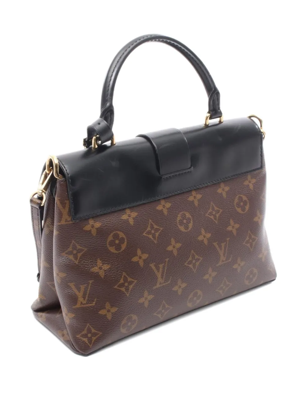 Pre-owned Louis Vuitton 2017 One Handle Mm Tote Bag In Brown