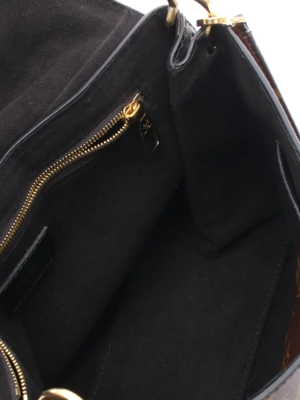 Pre-owned Louis Vuitton 2017 One Handle Mm Tote Bag In Brown
