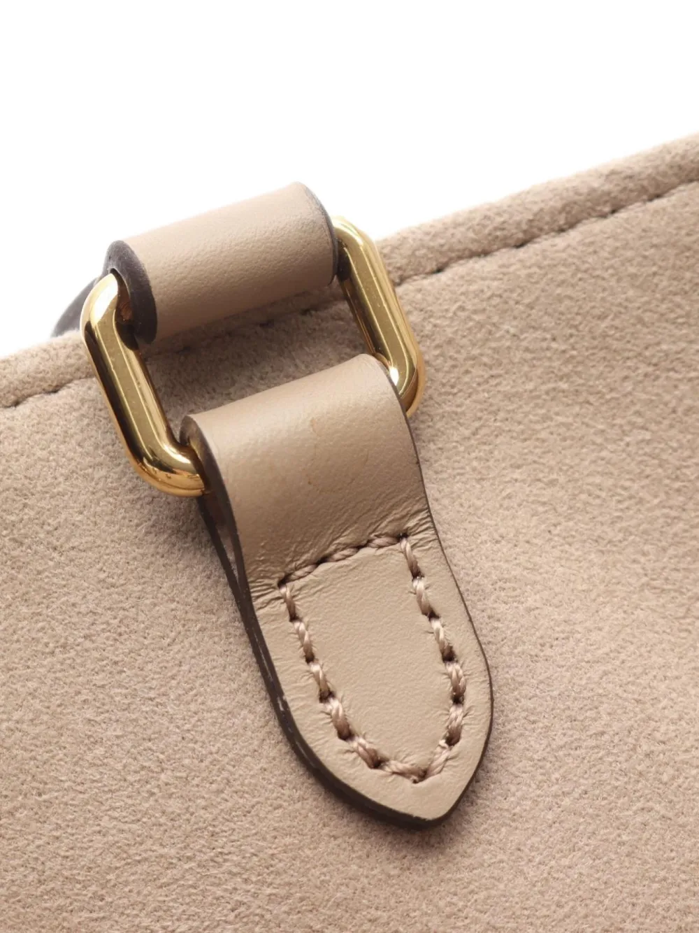 Pre-owned Louis Vuitton 2020 On-the-go Mm Tote Bag In Neutral
