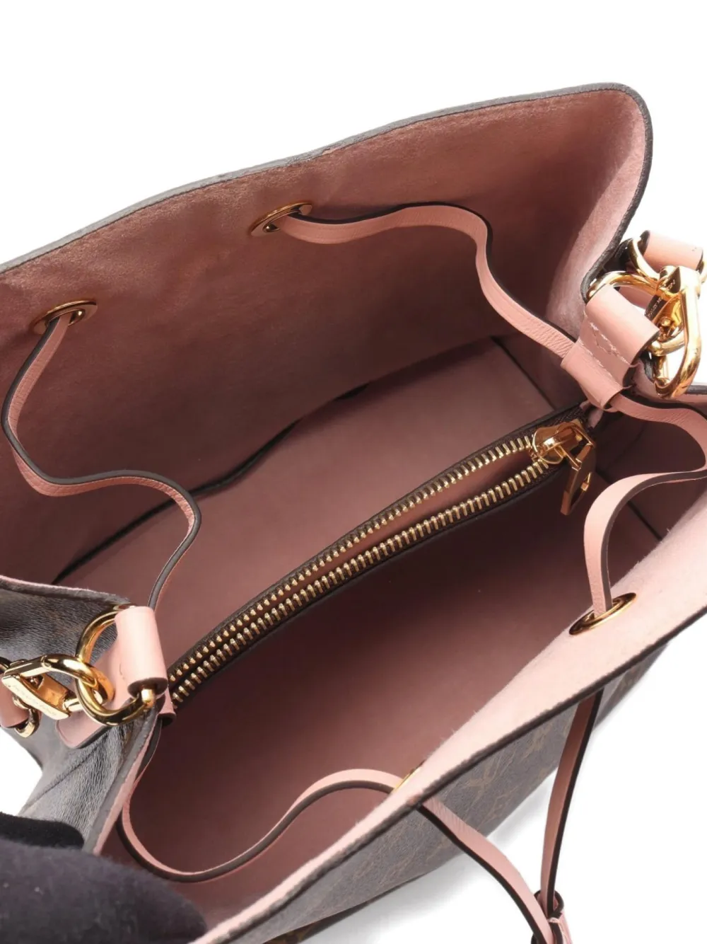 Pre-owned Louis Vuitton 2017 Neo Noe Bucket Bag In Pink