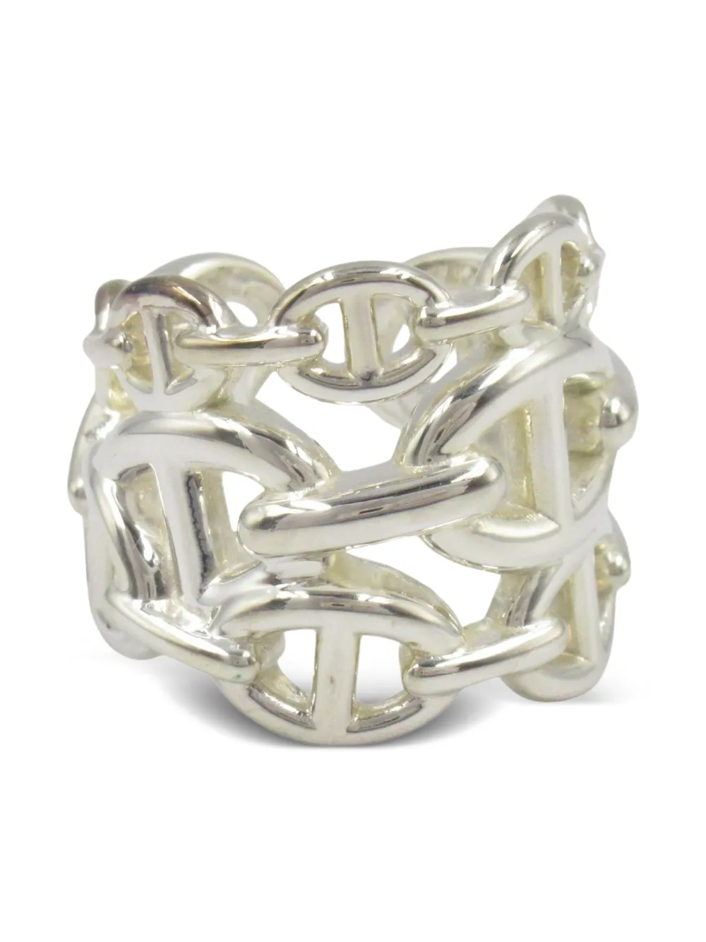 Hermès Pre-Owned 2010s Chaine d'Ancre ring | Silver | Image 1