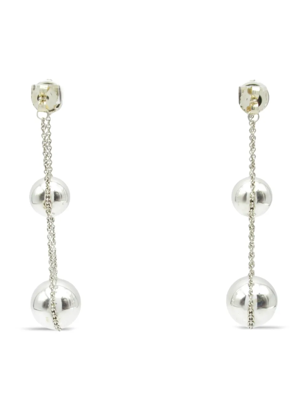 Tiffany & Co. Pre-Owned 2010s triple-sphere chain earrings | Image 2