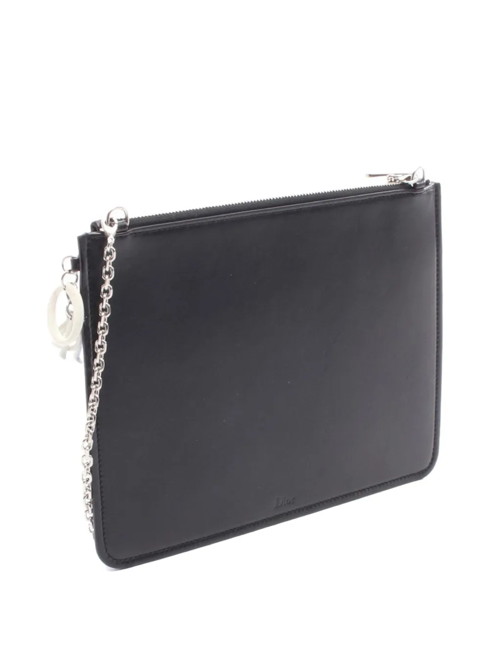 Christian Dior Pre-Owned 2010s small chain-embellishment clutch bag | Pre-Owned | Image 2