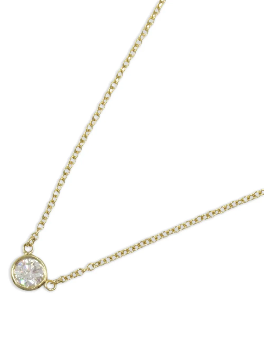 Tiffany & Co. Pre-Owned 2010s 18K yellow gold By the Yard diamond necklace | Image 2