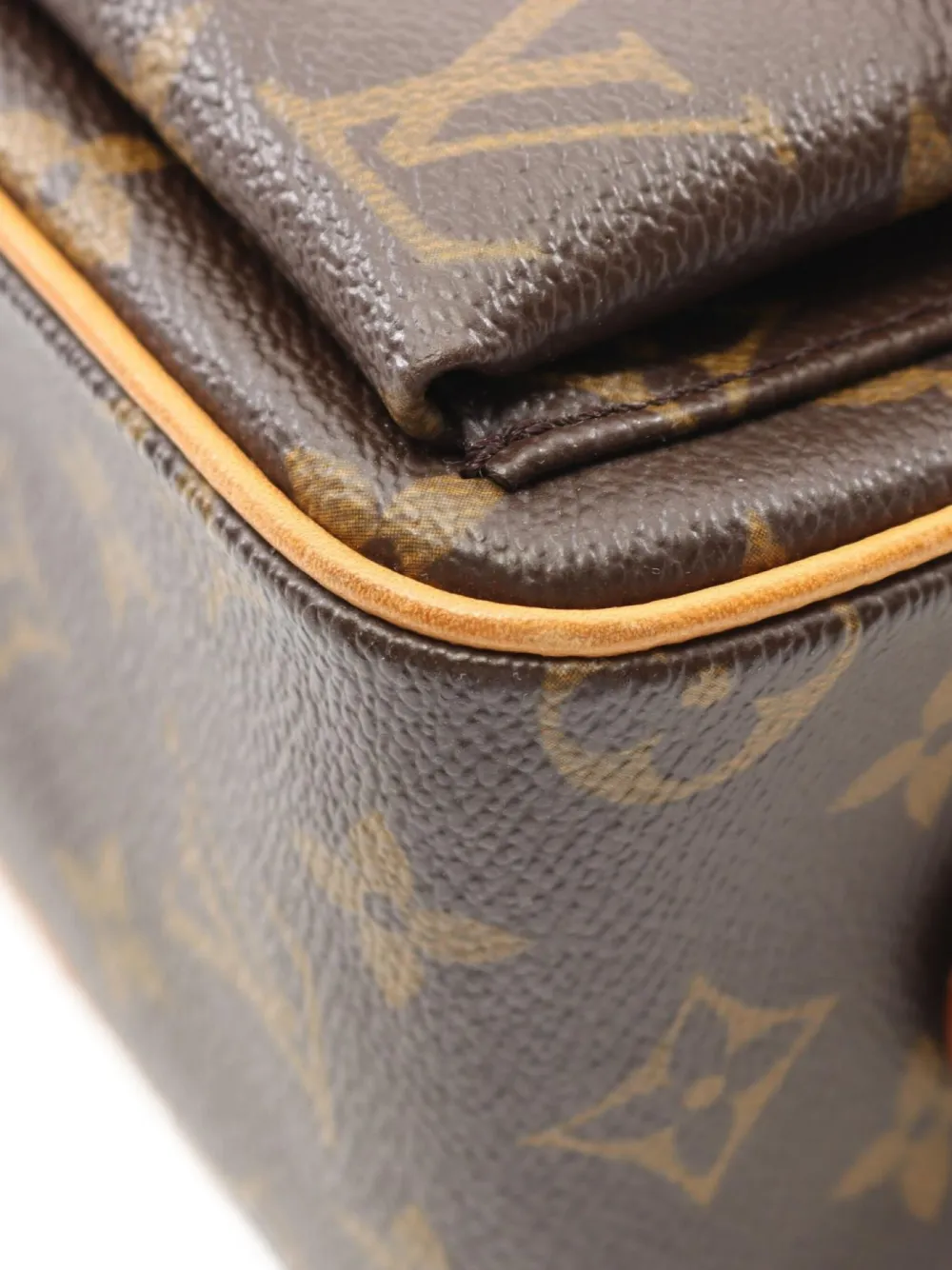 Pre-owned Louis Vuitton 2003 Vivacité Shoulder Bag In Brown