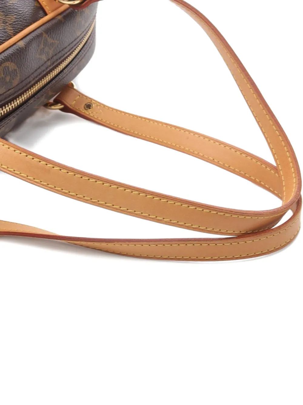 Pre-owned Louis Vuitton 2008 Montorgueil Pm Monogram Shoulder Bag In Brown