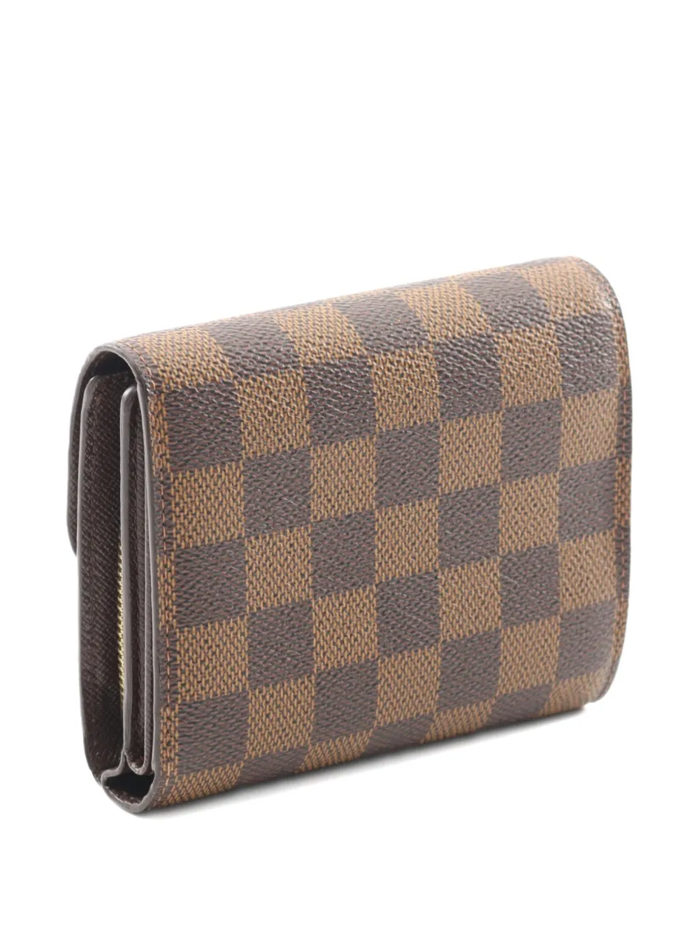 Pre-owned Louis Vuitton 2011 Joy Trifold Wallet In Brown